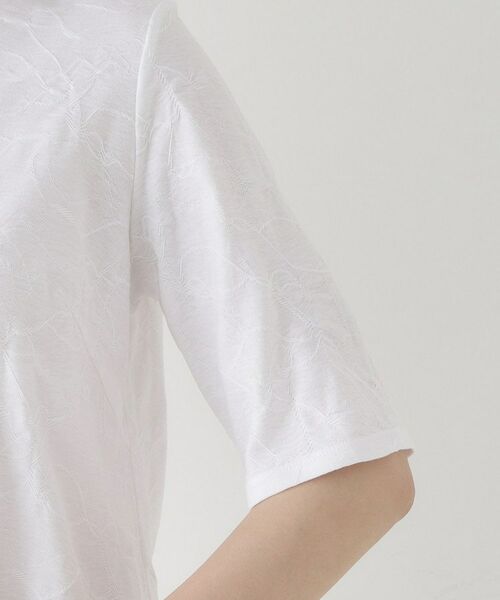 CORDIER / コルディア カットソー | リング柄ジャカードジャージプルオーバー | 詳細5