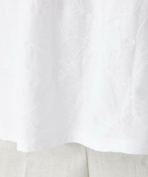 CORDIER / コルディア カットソー | リング柄ジャカードジャージプルオーバー | 詳細6