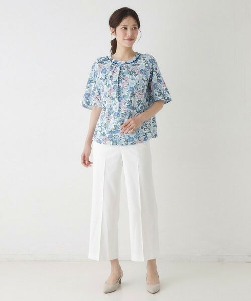 CORDIER / コルディア カットソー | 【リバティプリント／M～4Lサイズ】クララ プルオーバージャージ | 詳細12