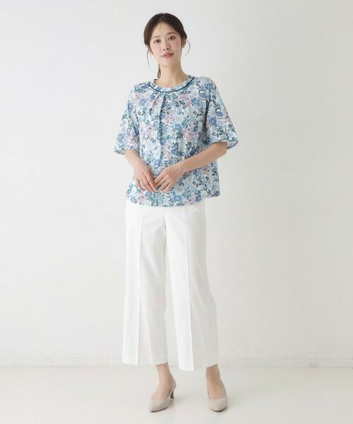 CORDIER / コルディア カットソー | 【リバティプリント／M～4Lサイズ】クララ プルオーバージャージ | 詳細13