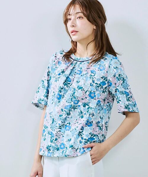 CORDIER / コルディア カットソー | 【リバティプリント／M～4Lサイズ】クララ プルオーバージャージ | 詳細15