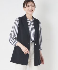 CORDIER / コルディア ベスト | 【セットアップ/接触冷感/ドライタッチ】ジャケット衿ベスト