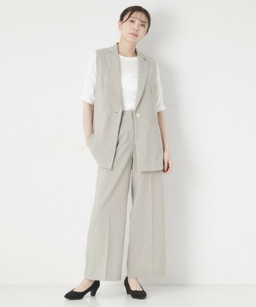 CORDIER / コルディア ベスト | 【セットアップ/接触冷感/ドライタッチ】ジャケット衿ベスト | 詳細11