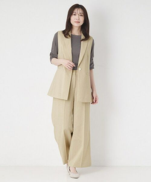 CORDIER / コルディア ベスト | 【セットアップ/接触冷感/ドライタッチ】ジャケット衿ベスト | 詳細19