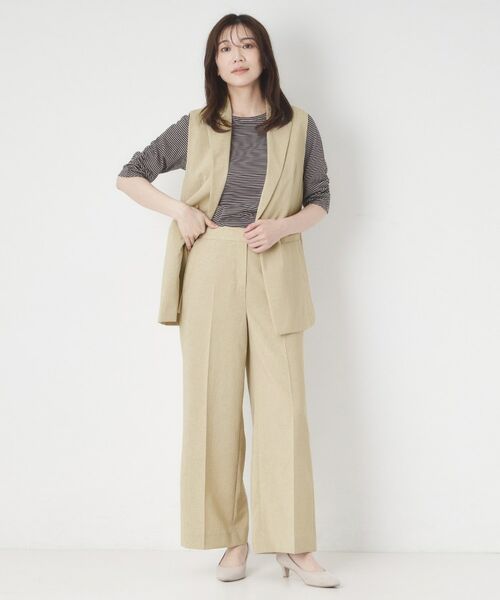 CORDIER / コルディア ベスト | 【セットアップ/接触冷感/ドライタッチ】ジャケット衿ベスト | 詳細20