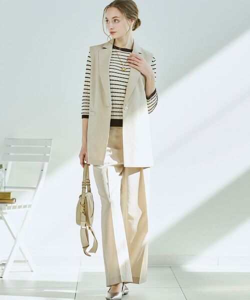 CORDIER / コルディア ベスト | 【セットアップ/接触冷感/ドライタッチ】ジャケット衿ベスト | 詳細24