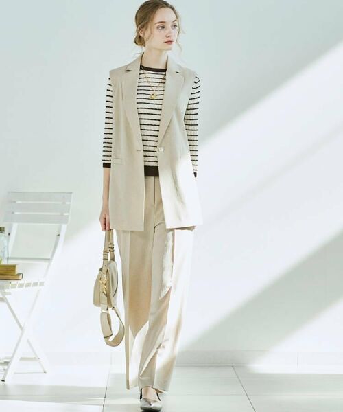 CORDIER / コルディア ベスト | 【セットアップ/接触冷感/ドライタッチ】ジャケット衿ベスト | 詳細25