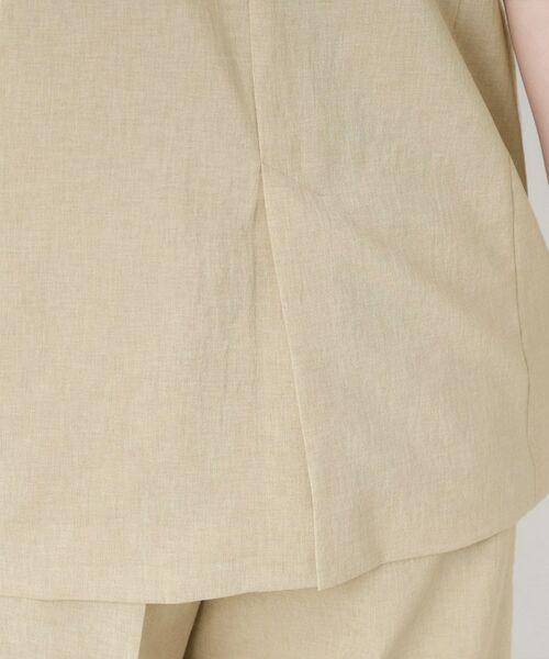 CORDIER / コルディア ベスト | 【セットアップ/接触冷感/ドライタッチ】ジャケット衿ベスト | 詳細8