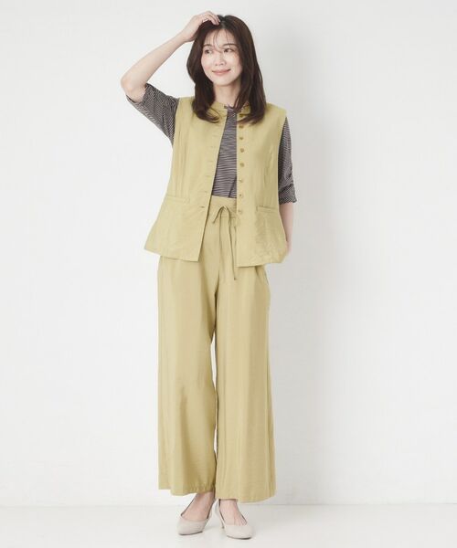 CORDIER / コルディア ベスト | 【M～3Lサイズ／セットアップ／洗える／接触冷感】グレースポプリン ジレ | 詳細14