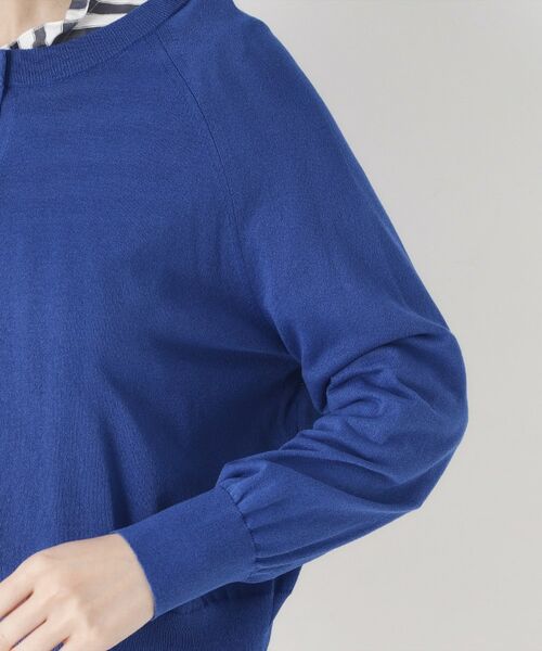 CORDIER / コルディア カーディガン・ボレロ | 【M～4Lサイズ／洗える】シアー丸首カーディガン | 詳細5