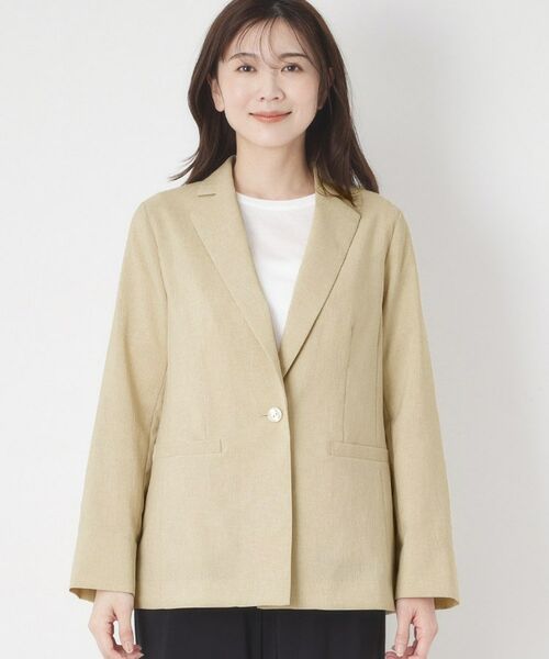 CORDIER / コルディア テーラードジャケット | 【セットアップ／接触冷感／ドライタッチ】テーラードジャケット | 詳細1