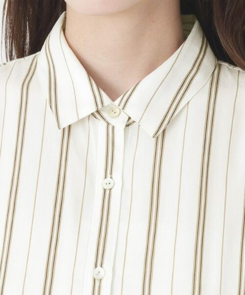 CORDIER / コルディア ロング・マキシ丈ワンピース | 【洗える／麻混】グレースナリヤボーダーワンピース | 詳細4