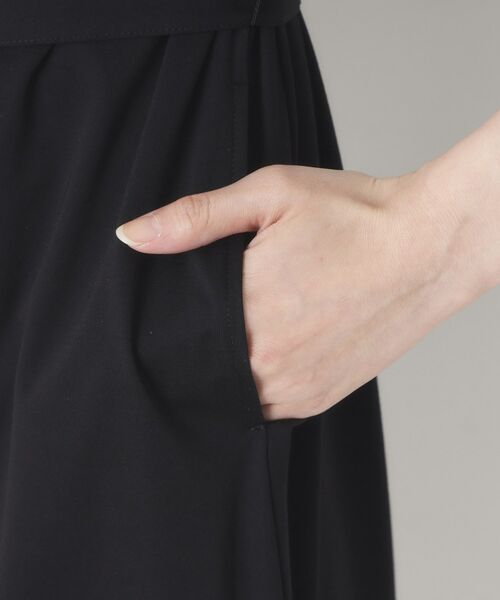 CORDIER / コルディア ミニ丈・ひざ丈ワンピース | 【接触冷感／夏のハレ服／M～3Lサイズ/洗える】華やかレースジャージワンピース | 詳細7