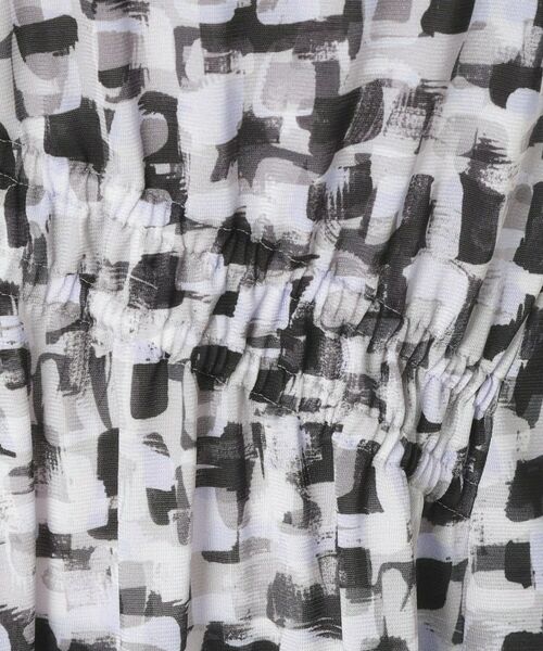 CORDIER / コルディア ミニ丈・ひざ丈ワンピース | 【洗える／ドライタッチ】アクアレールプリントジャージワンピース | 詳細12