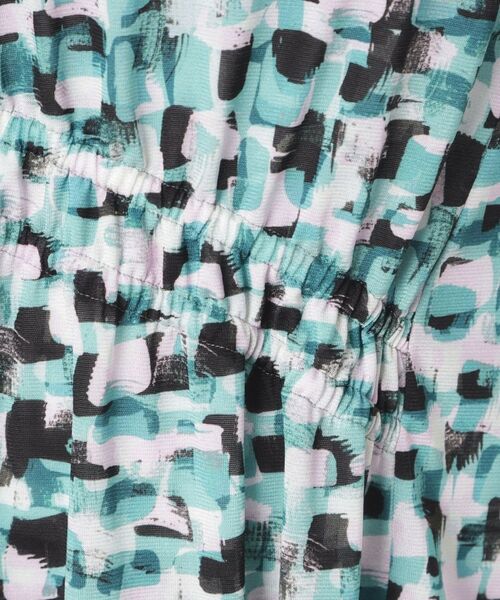 CORDIER / コルディア ミニ丈・ひざ丈ワンピース | 【洗える／ドライタッチ】アクアレールプリントジャージワンピース | 詳細16