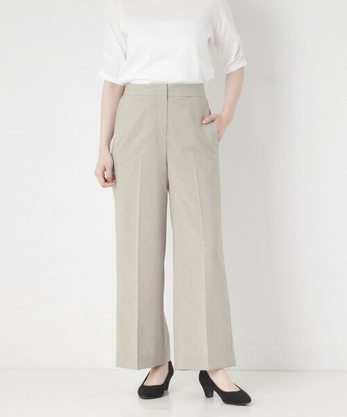 CORDIER / コルディア パンツ | 【S～3Lサイズ/セットアップ/接触冷感/ドライタッチ】すらりパンツ | 詳細1