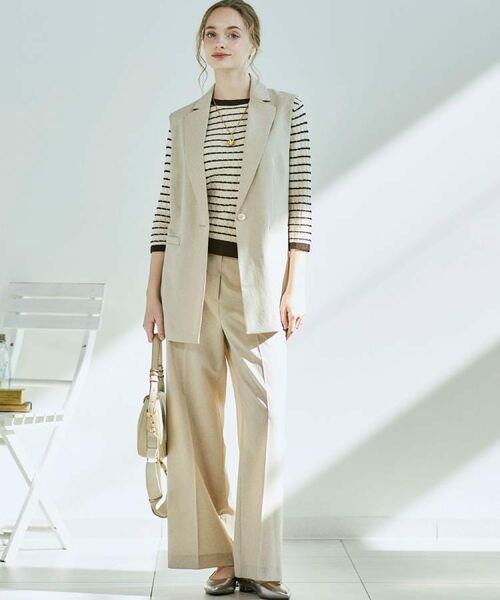 CORDIER / コルディア パンツ | 【S～3Lサイズ/セットアップ/接触冷感/ドライタッチ】すらりパンツ | 詳細23