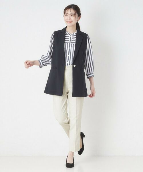 CORDIER / コルディア パンツ | 【S～4Lサイズ／接触冷感】アップデート美シルエットテーパードパンツ | 詳細10