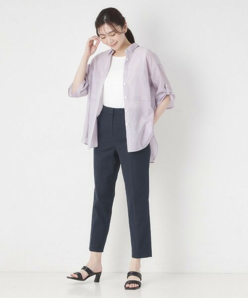 CORDIER / コルディア パンツ | 【S～4Lサイズ／接触冷感】アップデート美シルエットテーパードパンツ | 詳細18