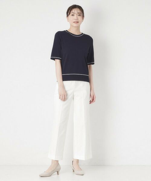 CORDIER / コルディア パンツ | 【S～4Lサイズ／接触冷感】美シルエットセミワイドパンツ | 詳細10