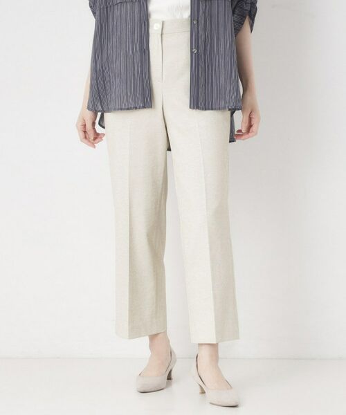 CORDIER / コルディア パンツ | 【S～4Lサイズ／接触冷感】美シルエットセミワイドパンツ | 詳細12