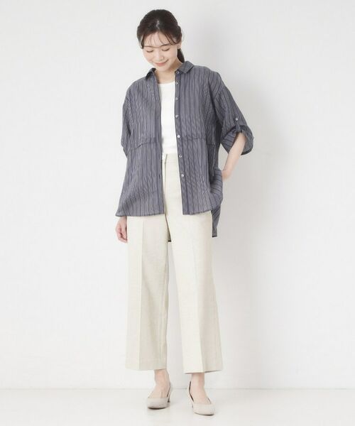 CORDIER / コルディア パンツ | 【S～4Lサイズ／接触冷感】美シルエットセミワイドパンツ | 詳細13