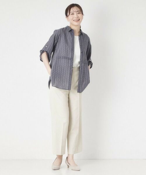 CORDIER / コルディア パンツ | 【S～4Lサイズ／接触冷感】美シルエットセミワイドパンツ | 詳細14