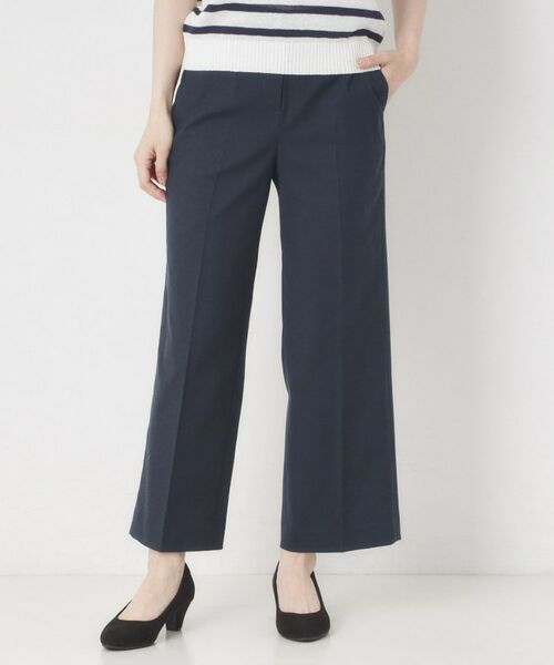 CORDIER / コルディア パンツ | 【S～4Lサイズ／接触冷感】美シルエットセミワイドパンツ | 詳細16