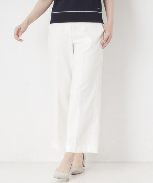 CORDIER / コルディア パンツ | 【S～4Lサイズ／接触冷感】美シルエットセミワイドパンツ | 詳細8