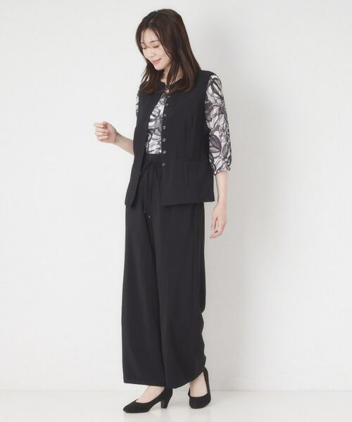 CORDIER / コルディア ショート・ハーフ・半端丈パンツ | 【S~4Lサイズ/セットアップ/洗える/接触冷感】グレースポプリン パンツ | 詳細10