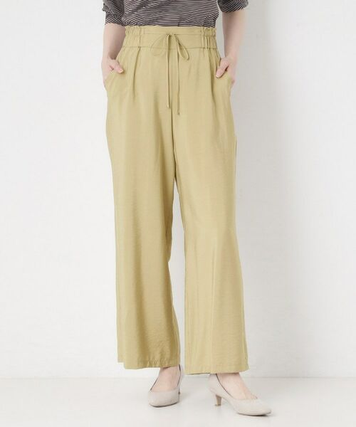 CORDIER / コルディア ショート・ハーフ・半端丈パンツ | 【S~4Lサイズ/セットアップ/洗える/接触冷感】グレースポプリン パンツ | 詳細12