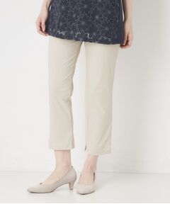 CORDIER / コルディア ショート・ハーフ・半端丈パンツ | 【S～4Lサイズ／接触冷感／ストレッチ／洗える】スリットデザインレギンスパンツ