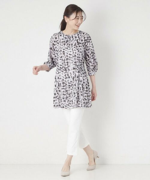 CORDIER / コルディア ショート・ハーフ・半端丈パンツ | 【S~4Lサイズ/接触冷感/ストレッチ/洗える】スリットデザインレギンスパンツ | 詳細13