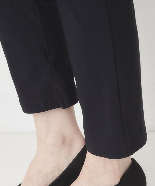 CORDIER / コルディア ショート・ハーフ・半端丈パンツ | 【S~4Lサイズ/接触冷感/ストレッチ/洗える】スリットデザインレギンスパンツ | 詳細6