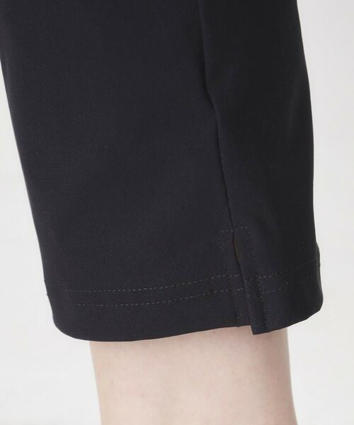 CORDIER / コルディア ショート・ハーフ・半端丈パンツ | 【S~4Lサイズ/接触冷感/ストレッチ/洗える】スリットデザインレギンスパンツ | 詳細7