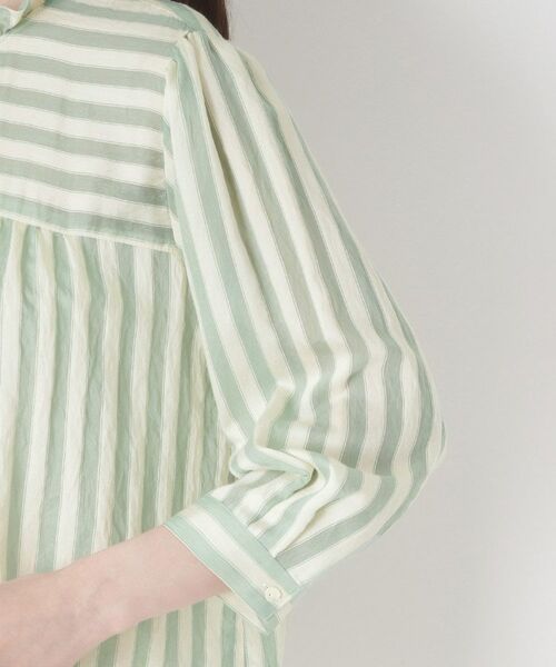 CORDIER / コルディア シャツ・ブラウス | 【お顔周りが華やぐ】グレースストライプフリルブラウス | 詳細5