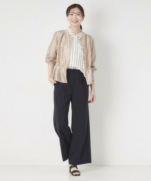CORDIER / コルディア シャツ・ブラウス | 【お顔周りが華やぐ】グレースストライプフリルブラウス | 詳細9