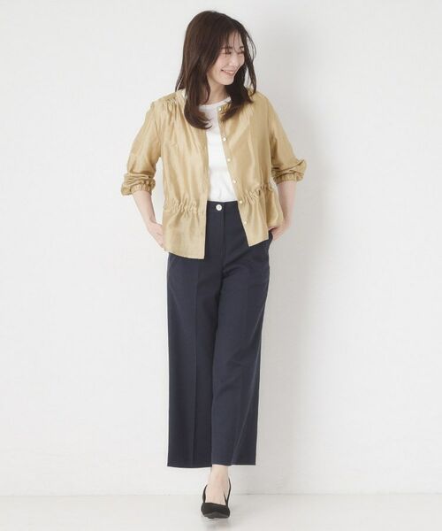 CORDIER / コルディア シャツ・ブラウス | 【M～3Lサイズ/洗える】艶シアー羽織ブラウス | 詳細18