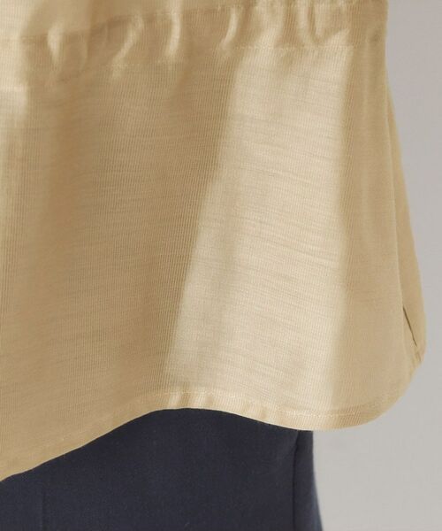 CORDIER / コルディア シャツ・ブラウス | 【M～3Lサイズ/洗える】艶シアー羽織ブラウス | 詳細6