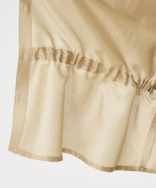 CORDIER / コルディア シャツ・ブラウス | 【M～3Lサイズ/洗える】艶シアー羽織ブラウス | 詳細7