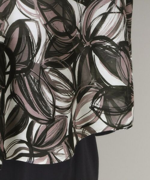 CORDIER / コルディア シャツ・ブラウス | 【M～4Lサイズ／洗える／セットアップ】グレースリーフプリントブラウス | 詳細7