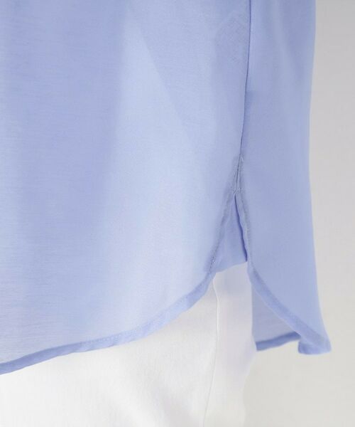 CORDIER / コルディア シャツ・ブラウス | 【M～4Lサイズ／洗える】ブライトローン艶オーバーブラウス | 詳細7