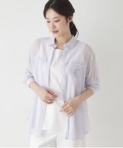 CORDIER / コルディア シャツ・ブラウス | 【洗える】一枚着も羽織りもお任せ クリアカラーシアーシャツ