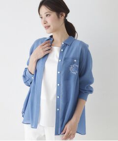 CORDIER / コルディア シャツ・ブラウス | 【洗える】一枚着も羽織りもお任せ クリアカラーシアーシャツ