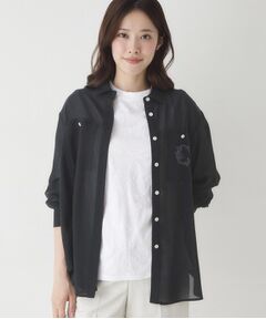 CORDIER / コルディア シャツ・ブラウス | 【洗える】一枚着も羽織りもお任せ クリアカラーシアーシャツ