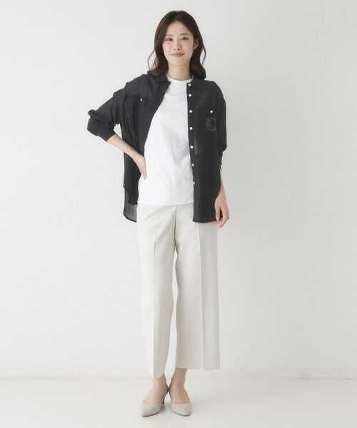 CORDIER / コルディア シャツ・ブラウス | 【洗える】一枚着も羽織りもお任せ クリアカラーシアーシャツ | 詳細14