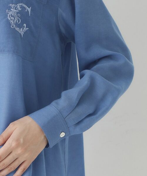 CORDIER / コルディア シャツ・ブラウス | 【洗える】一枚着も羽織りもお任せ クリアカラーシアーシャツ | 詳細5