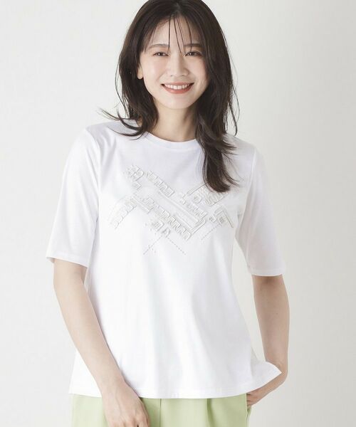 CORDIER / コルディア Tシャツ | 【M~4Lサイズ/接触冷感】クールに着映える大人Tシャツ(ライトグレー(110))