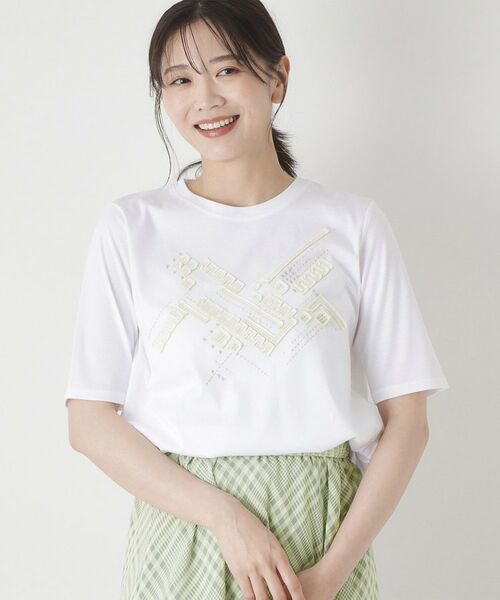 CORDIER / コルディア Tシャツ | 【M~4Lサイズ/接触冷感】クールに着映える大人Tシャツ(ライトイエロー(130))