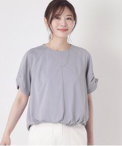 CORDIER / コルディア カットソー | 【M～3Lサイズ／接触冷感／セットアップ】タックデザインプルオーバー